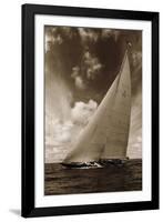 J-Class K3 Yacht-Ben Wood-Framed Giclee Print