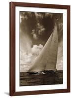 J-Class K3 Yacht-Ben Wood-Framed Giclee Print