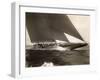 J Class Sailboat, 1934-Edwin Levick-Framed Art Print