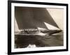 J Class Sailboat, 1934-Edwin Levick-Framed Art Print