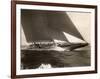 J Class Sailboat, 1934-Edwin Levick-Framed Art Print