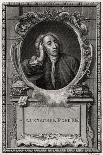 Oval Portrait of David Garrick, 1776-J Collyer-Giclee Print