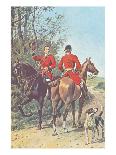 Hunting Team (1892)-J^ Condamy-Framed Art Print