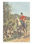 Hunting with the Dogs (1892)-J^ Condamy-Mounted Art Print