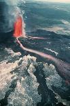 Lava Tube Pouring into the Ocean-J.D. Griggs-Photographic Print