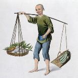 A boy with vegetables, 1800-J Dadley-Giclee Print