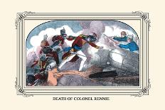 Death of Colonel Rennie-J. Downes-Framed Art Print