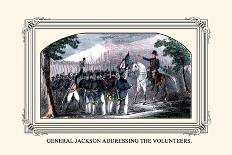 General Jackson Addressing the Volunteers-J. Downes-Stretched Canvas