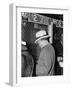 J Edgar Hoover Placing a Bet at the Two Dollar Window-null-Framed Photo