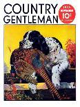 "Dog Bath," Saturday Evening Post Cover, January 13, 1934-J^F^ Kernan-Stretched Canvas