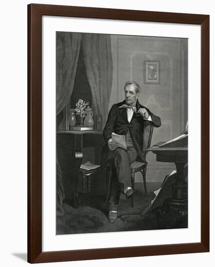 J Fenimore Cooper-Alonzo Chappel-Framed Art Print