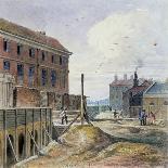 Old Houses at Kennington Green, 1855-J. Findley-Giclee Print