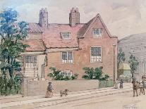 Old Houses at Kennington Green, 1855-J. Findley-Framed Stretched Canvas