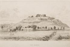 Old Sarum Castle, 1834-J. Fisher-Mounted Giclee Print