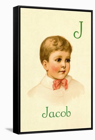 J for Jacob-Ida Waugh-Framed Stretched Canvas