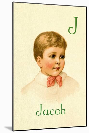 J for Jacob-Ida Waugh-Mounted Art Print