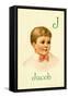 J for Jacob-Ida Waugh-Framed Stretched Canvas