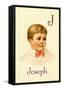 J for Joseph-Ida Waugh-Framed Stretched Canvas