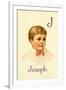 J for Joseph-Ida Waugh-Framed Art Print