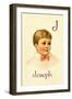 J for Joseph-Ida Waugh-Framed Art Print