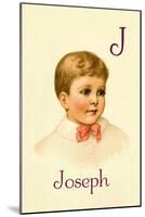 J for Joseph-Ida Waugh-Mounted Art Print