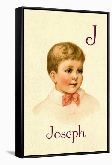 J for Joseph-Ida Waugh-Framed Stretched Canvas