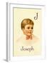 J for Joseph-Ida Waugh-Framed Art Print