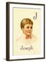 J for Joseph-Ida Waugh-Framed Art Print