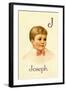 J for Joseph-Ida Waugh-Framed Art Print