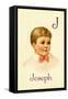 J for Joseph-Ida Waugh-Framed Stretched Canvas