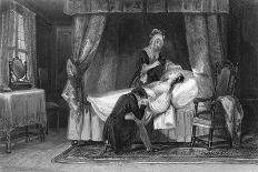 Young Wife Dying-J Franklin-Art Print