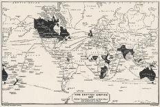 Map of the World Showing British Empire Possessions-J.g. Bartholomew-Laminated Photographic Print