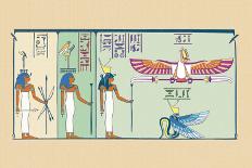 Atum, Ramses II and Sefekh-J. Gardner Wilkinson-Art Print