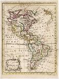 Map of North and South America-J. Gibson-Photographic Print