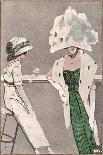 Redfern Dress and Coat in Black and White for the Theatre-J. Gose-Art Print