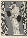 Silhouette of 1911: High Waisted Tunic Dress with Hobble Skirt and a V-Necked Corsage-J. Gose-Art Print