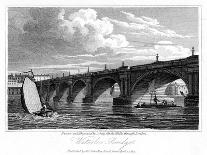 Waterloo Bridge, London, 1817-J Greig-Giclee Print
