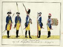 Erstes Regiment Garde, C.1784-J. H. Carl-Giclee Print