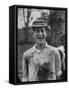 J.H.D. Briscol Having a Mud Splattered Face and Shirt After Informal Game of Football-Cornell Capa-Framed Stretched Canvas