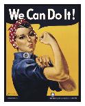 We Can Do It! (Rosie the Riveter)-J^ Howard Miller-Framed Poster