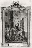 Edward the Martyr Stabbed by Order of Elfrida, 978 Ad-J Hall-Framed Giclee Print