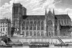 Paris, France - Notre-Dame-J. Harvill-Framed Stretched Canvas