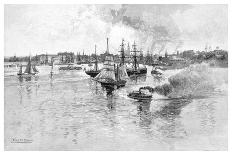 Circular Quay, Sydney Harbour, New South Wales, Australia, 1886-J Hellawell-Giclee Print