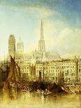 The Quay at Rouen. 1853-J. Henshall-Giclee Print