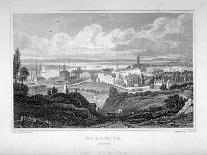 View of Woolwich with the River Thames in the Distance, C1830-J Hinchcliff-Giclee Print
