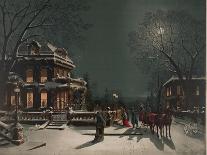 Going to Church, Christmas Eve-J. Hoover & Son-Stretched Canvas