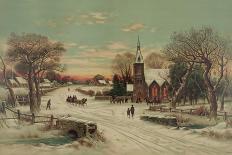 Going to Church, Christmas Eve-J. Hoover & Son-Laminated Premium Giclee Print