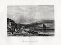 Scalloway Bay and Castle, Zetland, 19th Century-J Horsburgh-Framed Stretched Canvas