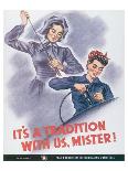 Rosie the Riveter-J Howard Miller-Art Print