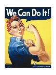 We Can Do It! (Rosie the Riveter)-J^ Howard Miller-Mounted Poster